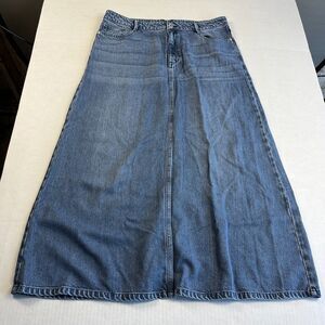 J. Jill Blue Maxi Skirt Tall